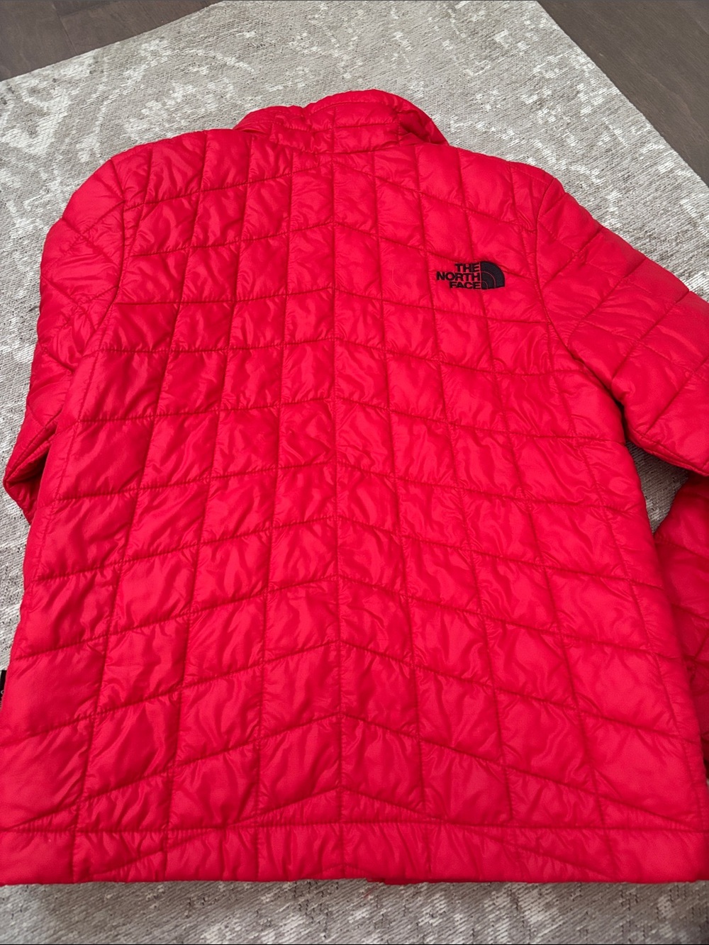 The North Face Kids Red Quilted Puffer Jacket